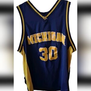 VINTAGE University of Michigan Wolverines Foot Locker #30 Jersey. Size XL